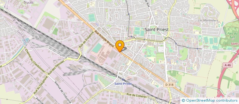 localisation de l'entreprise GROUPE BIEN CHEZ SOI HABITAT à SAINT-PRIEST