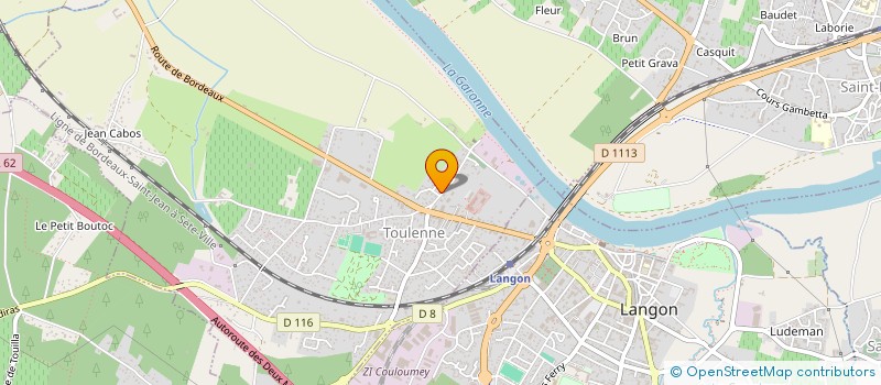 localisation de l'entreprise GROUPE BISOUS CALIN  CASTETS ET CASTILLON