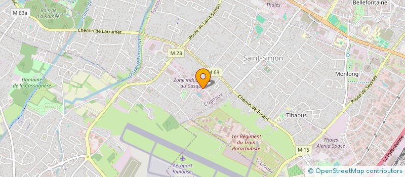 localisation de l'entreprise GROUPE BJ  CUGNAUX