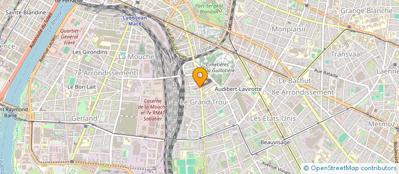 localisation de l'entreprise GROUPE BJV à LYON