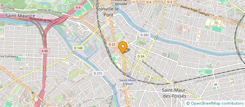 localisation de l'entreprise GROUPE BK à SAINT-MAUR-DES-FOSSES