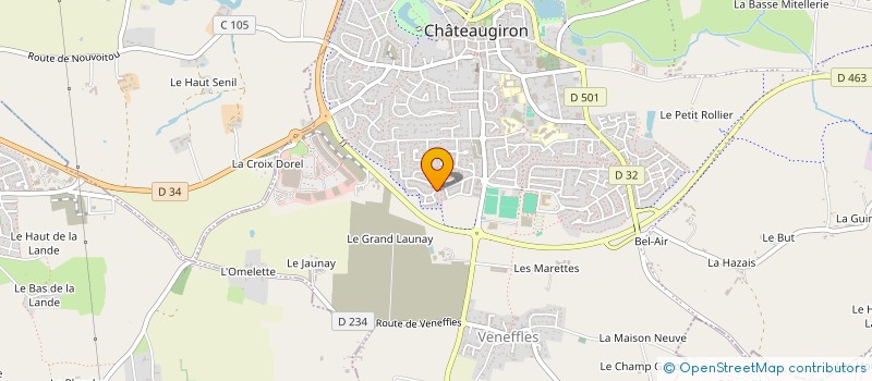 localisation de l'entreprise GROUPE BLACK ICE  CHATEAUGIRON