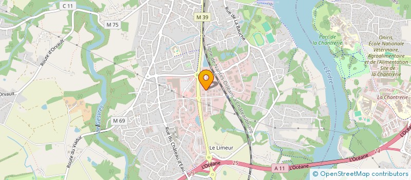 localisation de l'entreprise GROUPE BLAIN CONCEPTION  LA CHAPELLE-SUR-ERDRE