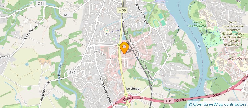 localisation de l'entreprise GROUPE BLAIN PROMOTION  LA CHAPELLE-SUR-ERDRE