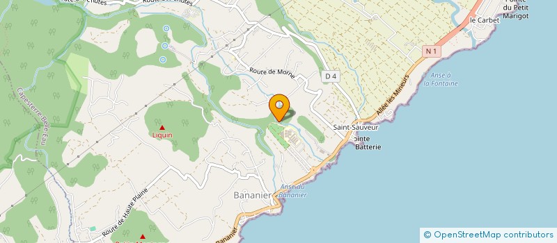 localisation de l'entreprise GROUPE BLOCK DE FRIBERG  CAPESTERRE-BELLE-EAU