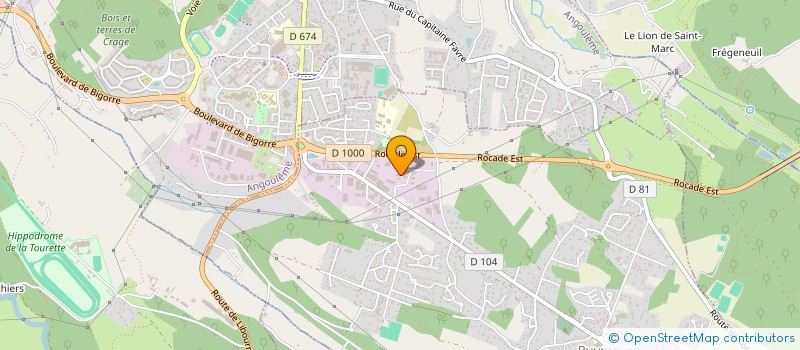 localisation de l'entreprise GROUPE BMA SACHEC à PUYMOYEN