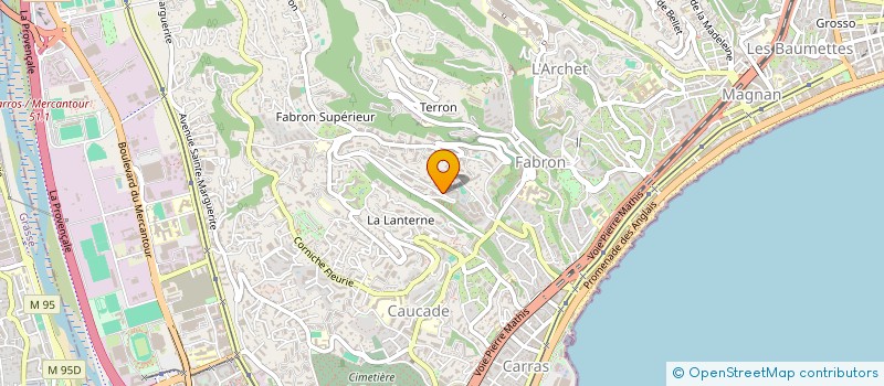 localisation de l'entreprise GROUPE BMC ET ASSOCIES  NICE