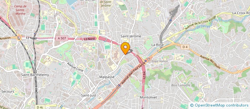 localisation de l'entreprise GROUPE BMS à MARSEILLE