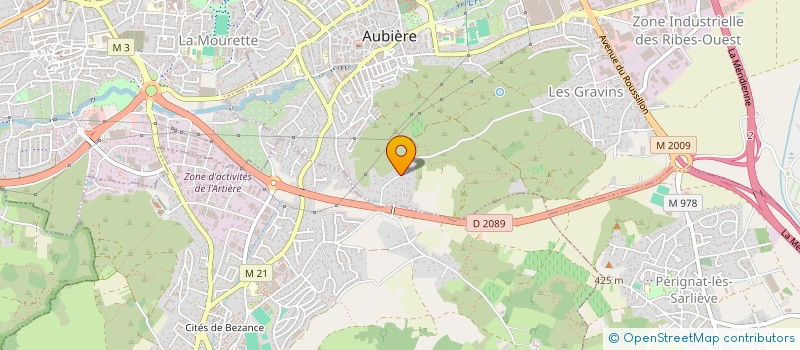 localisation de l'entreprise GROUPE BONALDI  AUBIERE