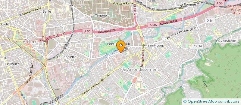 localisation de l'entreprise GROUPE BONITO FONCIER ET INVESTISSEMENT  MARSEILLE