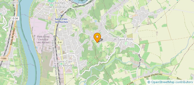 localisation de l'entreprise GROUPE BONNETON  SAINT-PRIM