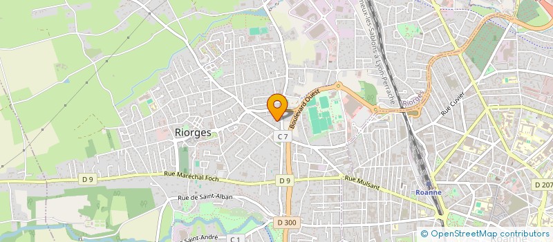 localisation de l'entreprise GROUPE BOSLAND à RIORGES