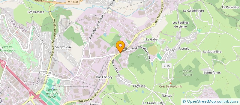 localisation de l'entreprise GROUPE BOST  LA TALAUDIERE