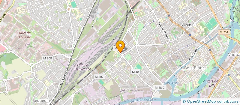 localisation de l'entreprise GROUPE BOULANGER à LILLE