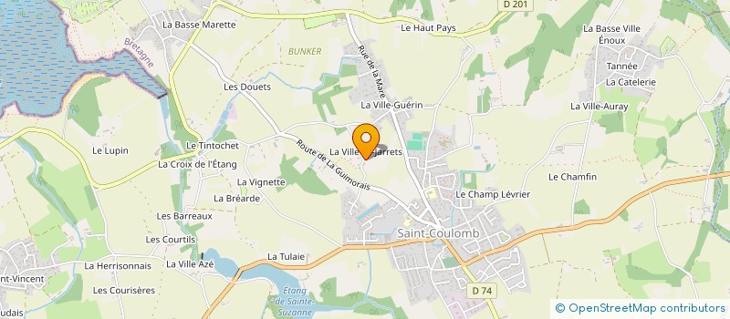 localisation de l'entreprise GROUPE BOUTRAIS  SAINT-COULOMB