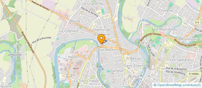 localisation de l'entreprise GROUPE BOYER  NIORT
