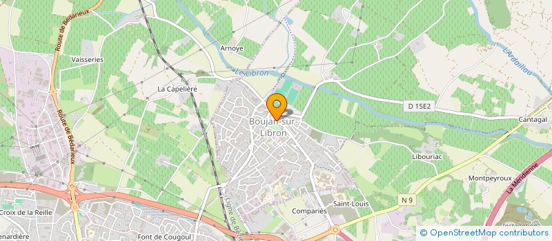 localisation de l'entreprise GROUPE BPV à BOUJAN-SUR-LIBRON