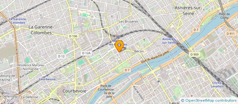 localisation de l'entreprise GROUPE BRAND à COURBEVOIE