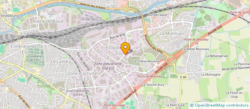 localisation de l'entreprise GROUPE BREIZH CONSTRUCTION à CESSON-SEVIGNE