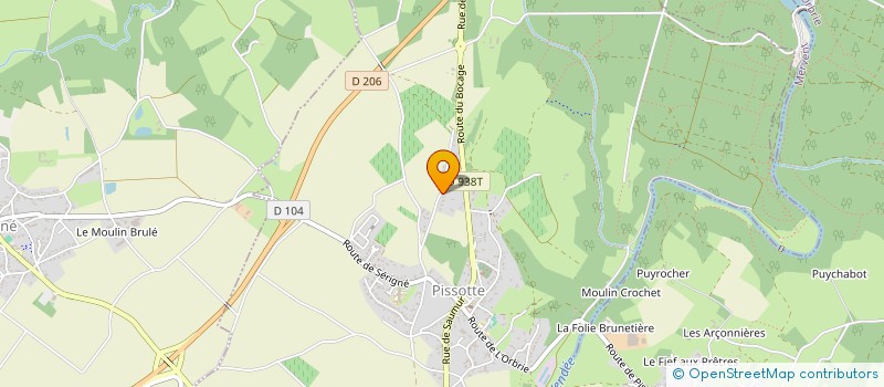 localisation de l'entreprise GROUPE BREMAUD PALENFO  PISSOTTE