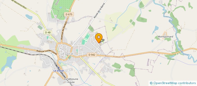 localisation de l'entreprise GROUPE BRO&K à LE DORAT