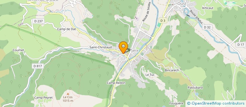 localisation de l'entreprise GROUPE BROUE à SEIX