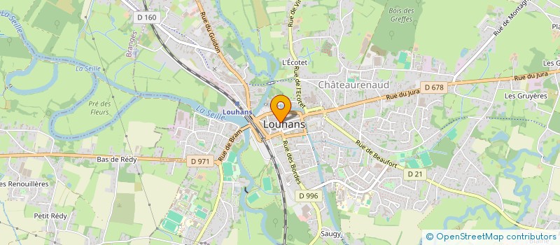 localisation de l'entreprise GROUPE BRUNET à LOUHANS