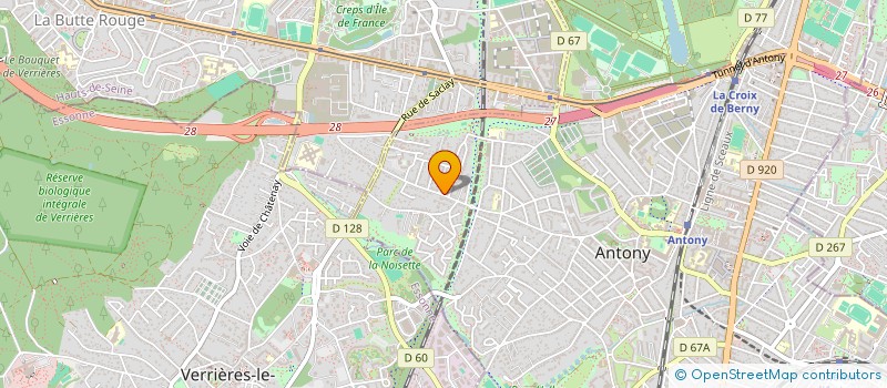 localisation de l'entreprise GROUPE BTN INVEST à ANTONY
