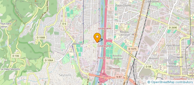 localisation de l'entreprise GROUPE BUSINESS AUTO à SEYSSINS