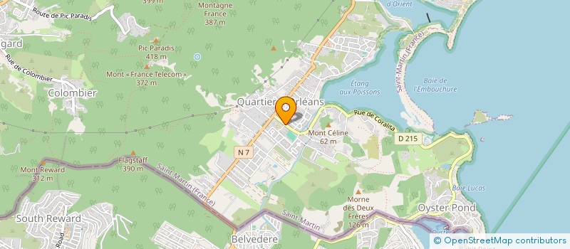 localisation de l'entreprise GROUPE BUZZ HOLDING  SAINT MARTIN