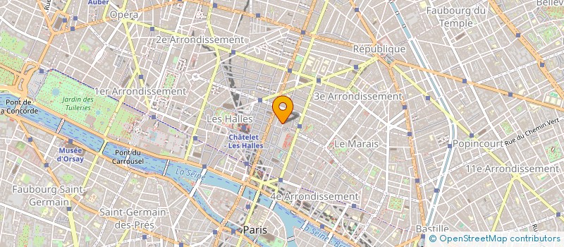 localisation de l'entreprise GROUPE BW à PARIS