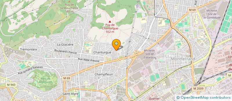 localisation de l'entreprise GROUPE BW  CLERMONT-FERRAND