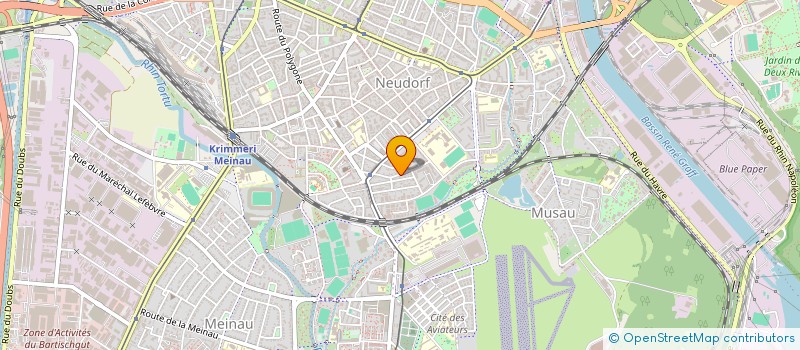 localisation de l'entreprise GROUPE BZ à STRASBOURG
