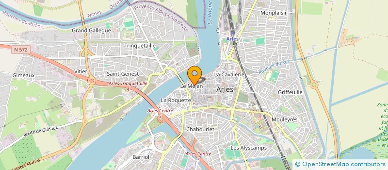 localisation de l'entreprise GROUPE C 26 à ARLES