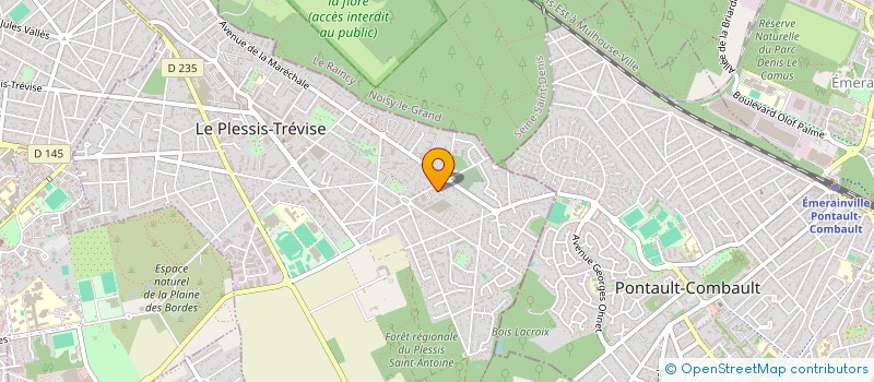 localisation de l'entreprise GROUPE C&C  LE PLESSIS-TREVISE