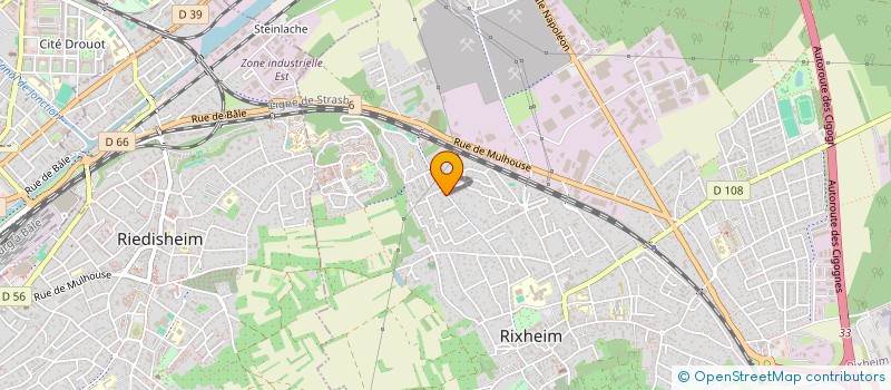 localisation de l'entreprise GROUPE C.K. à RIXHEIM