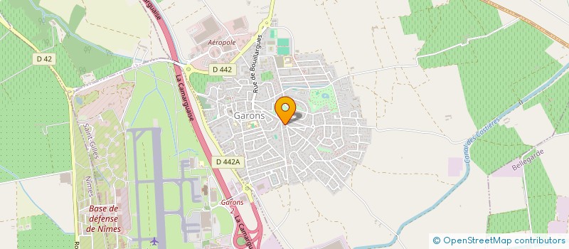 localisation de l'entreprise GROUPE C2I COSTIERES  BOUILLARGUES