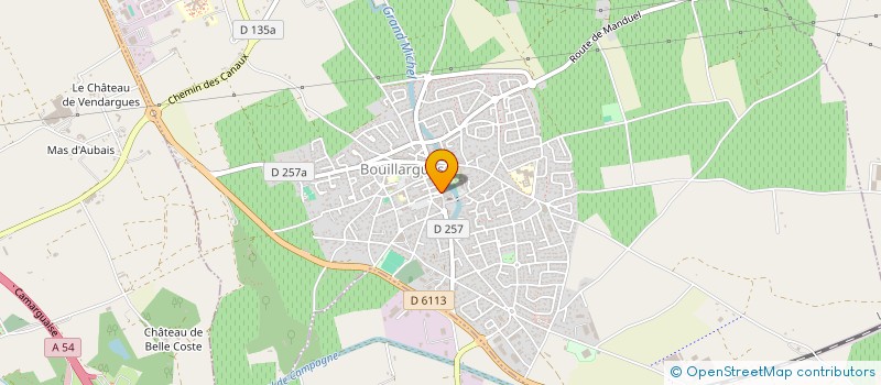 localisation de l'entreprise GROUPE C2I GESTION ET SYNDIC  BOUILLARGUES