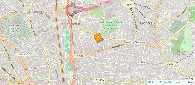 localisation de l'entreprise GROUPE CAMPUS à BAGNOLET