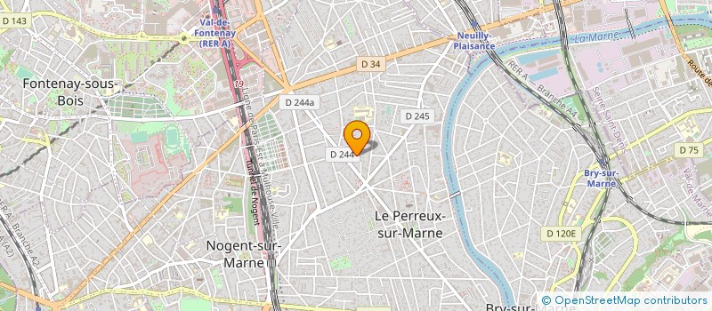 localisation de l'entreprise GROUPE CANDII  LE PERREUX-SUR-MARNE