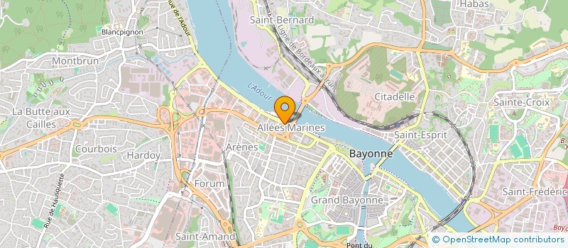 localisation de l'entreprise GROUPE CAP VALEUR à BAYONNE