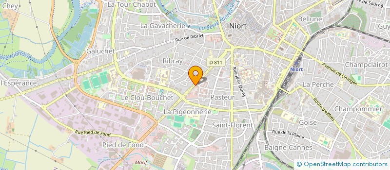 localisation de l'entreprise GROUPE CARDIOLOGIE DESCARTES à NIORT