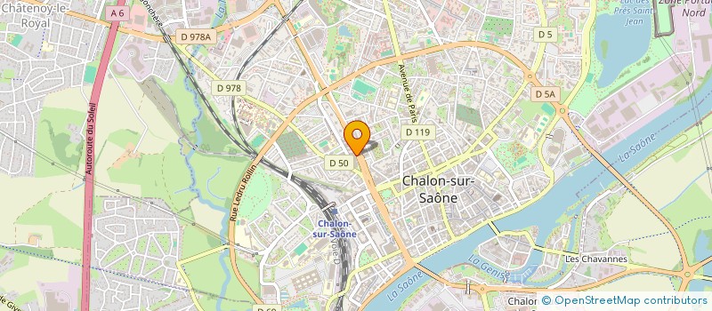 localisation de l'entreprise GROUPE CARNAVALESQUE WOLDATE  CHALON-SUR-SAONE