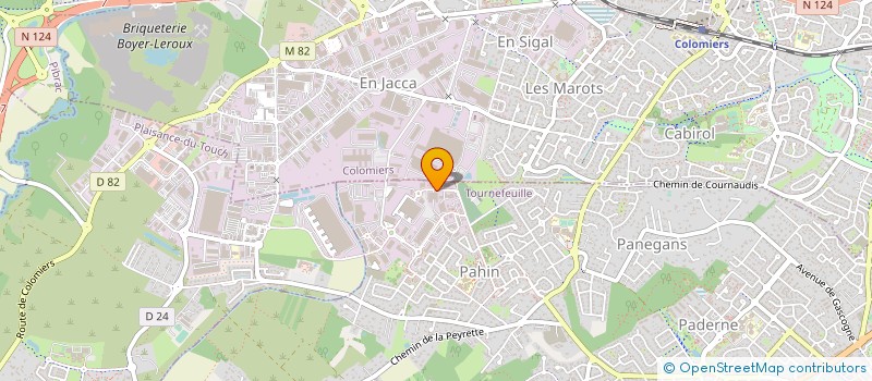 localisation de l'entreprise GROUPE CARRE FORMATION  TOURNEFEUILLE