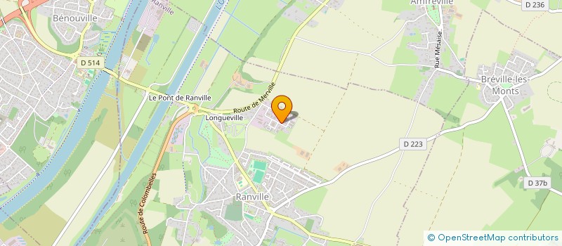 localisation de l'entreprise GROUPE CASA ASTRAL  RANVILLE