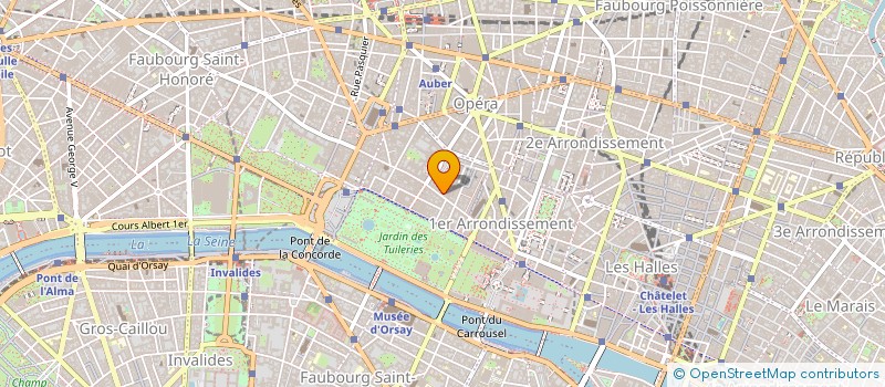 localisation de l'entreprise GROUPE CASA HOTELLERIE à PARIS