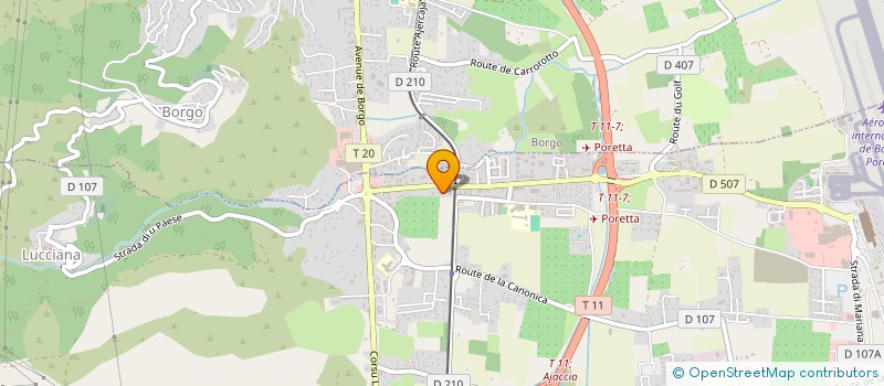 localisation de l'entreprise GROUPE CASTA  LUCCIANA