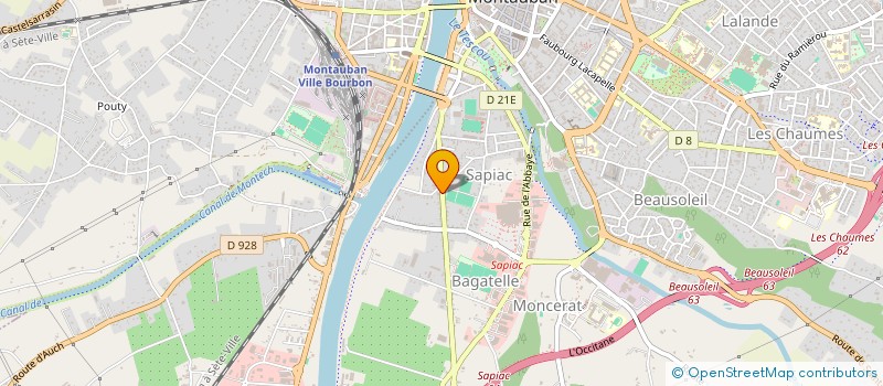localisation de l'entreprise GROUPE CASTETS FRERES  MONTAUBAN