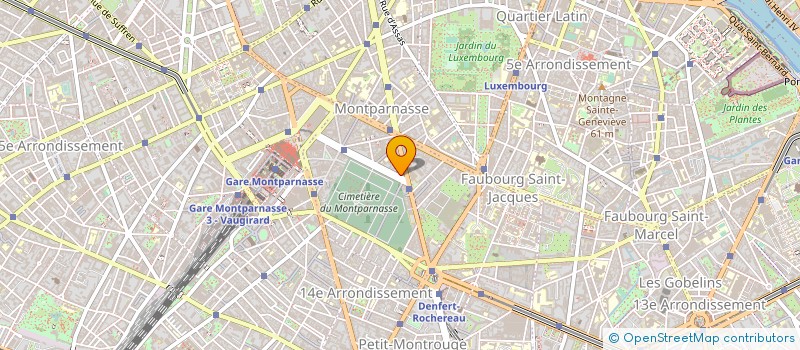 localisation de l'entreprise GROUPE CATHOLIQUE PARENTS ELEVES à PARIS