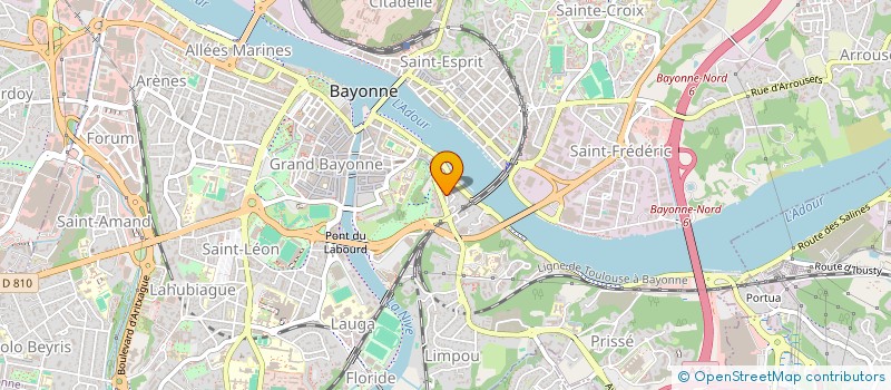 localisation de l'entreprise GROUPE CB 64  BAYONNE